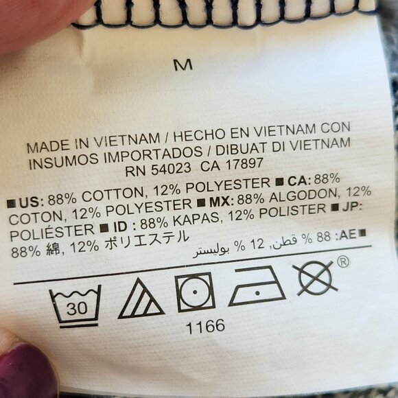 Old Navy Blue Cream Aztec Print Sweatshirt Southwest Comfy Cozy Casual Fall Cute - Picture 6 of 8